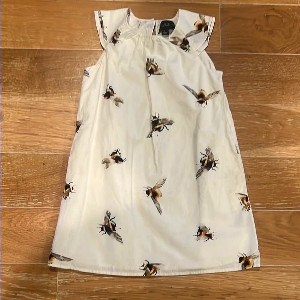 Bee Print Kids Dress
